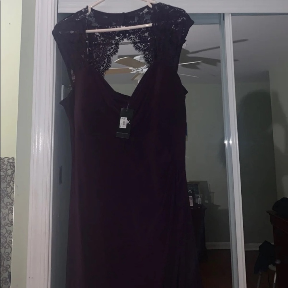Purple Macy’s maxi dress